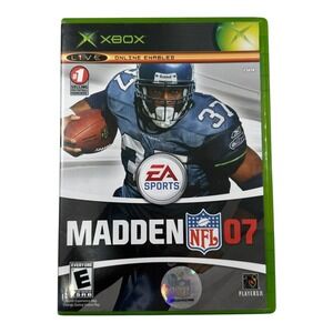 Xbox‎ Madden NFL 07 Football Game Xbox Live Online Enabled Sports